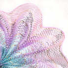 Shop For 10" Metallic Foil Ombré Mesh Ribbon: Light Pink, Lavender, Ice Blue, Gold (10 Yards) at Michelle's aDOORable Creations