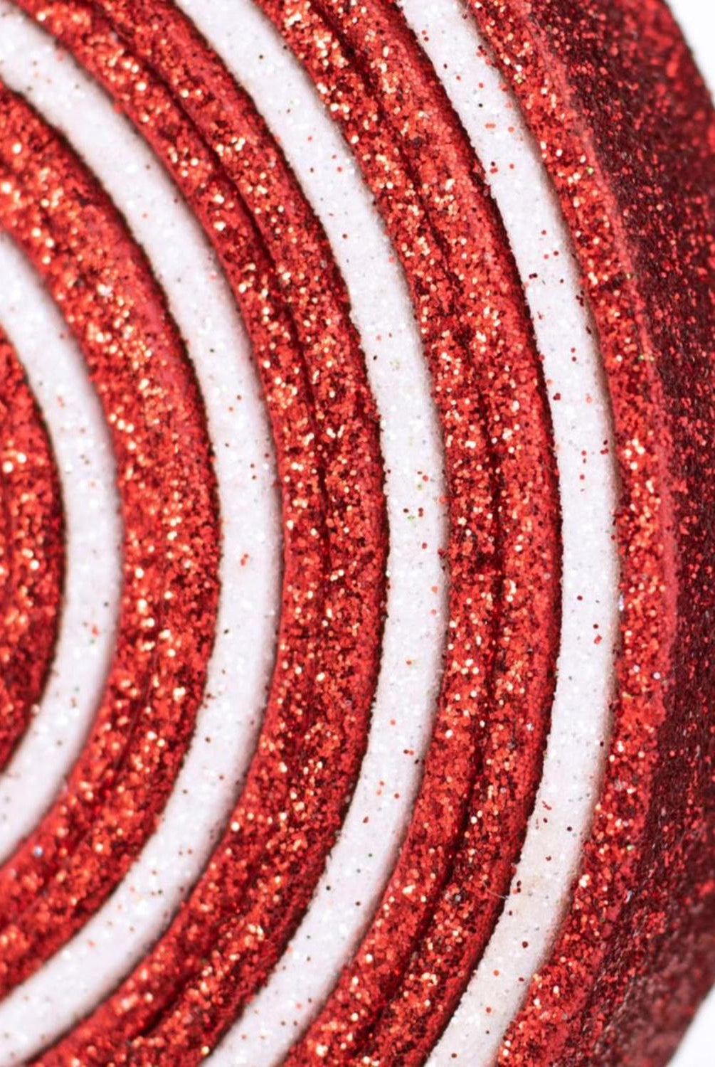 22" Glitter Lollipop Bow Pick: Red & White