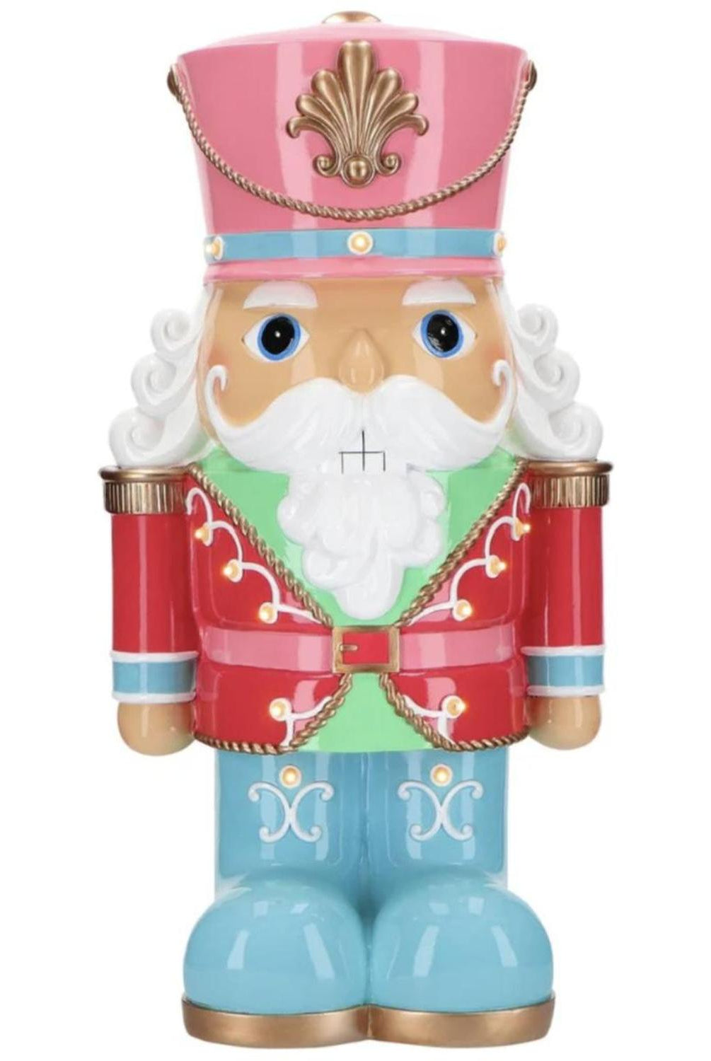 24" Retro Pastel LED Nutcracker