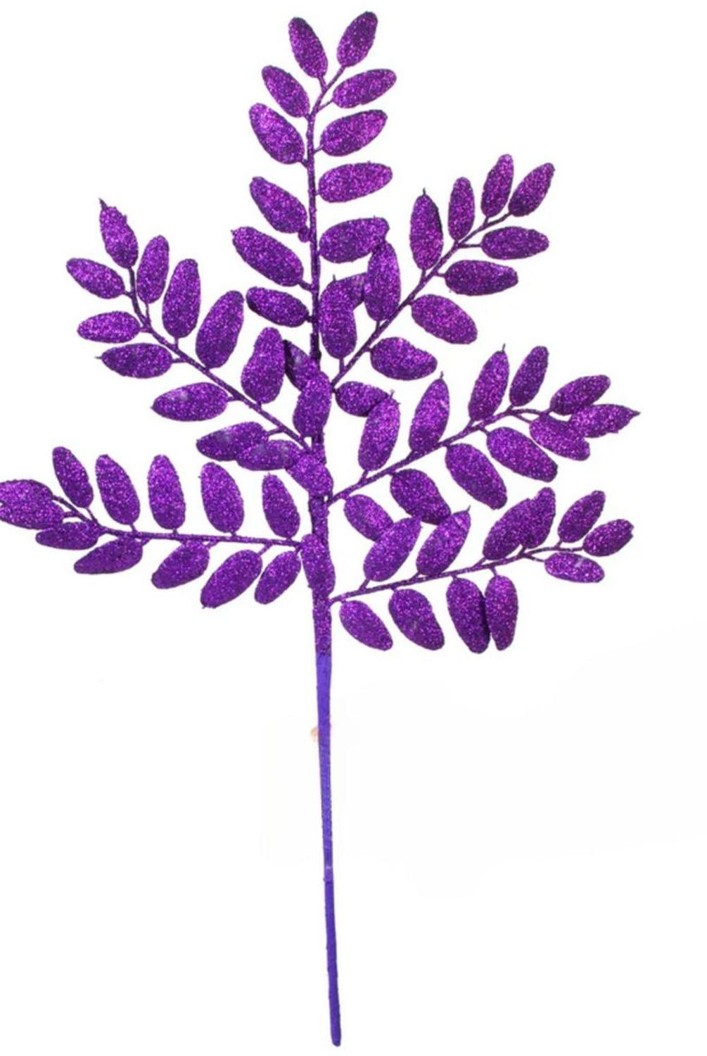 22" Honey Locust Glitter Spray: Purple