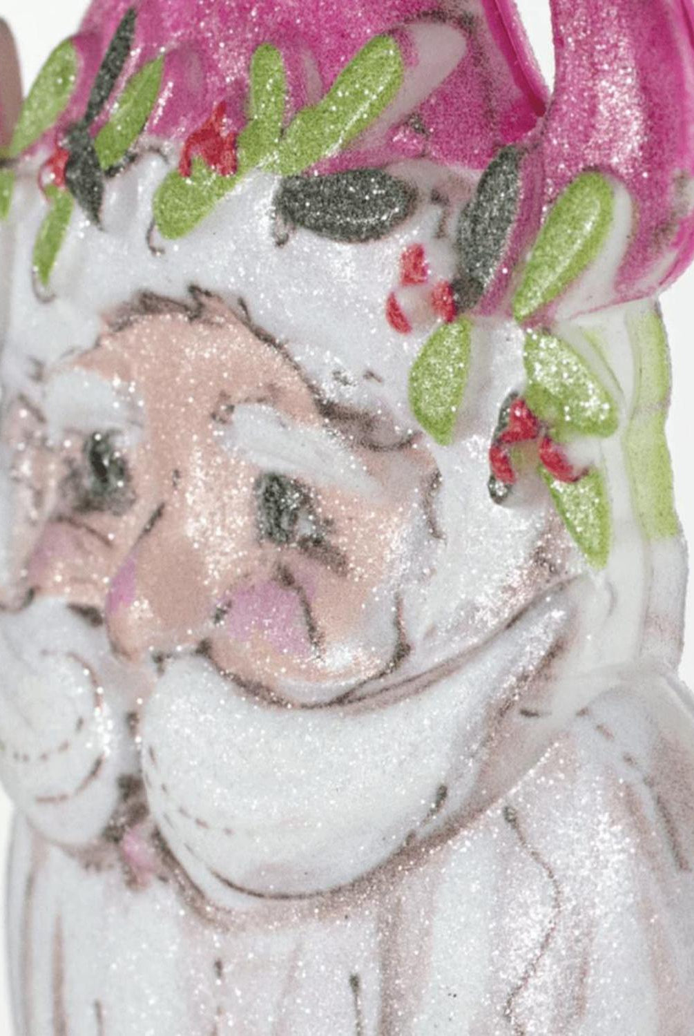 5.5" Pink Santa Ornament