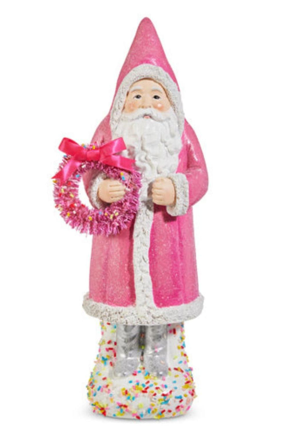 11.75" Sprinkle Pink Santa