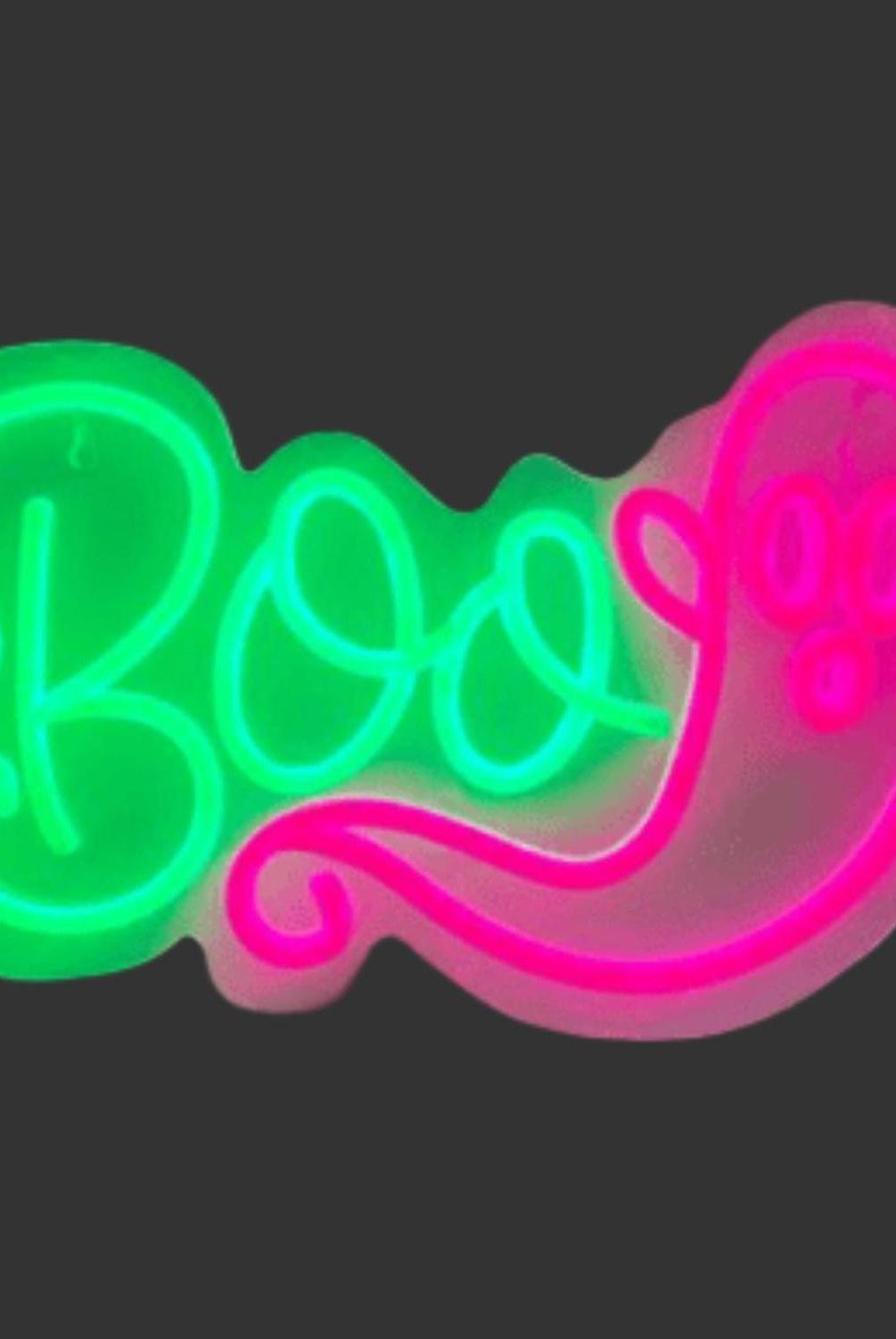 13" Boo Ghost Lighted Sign