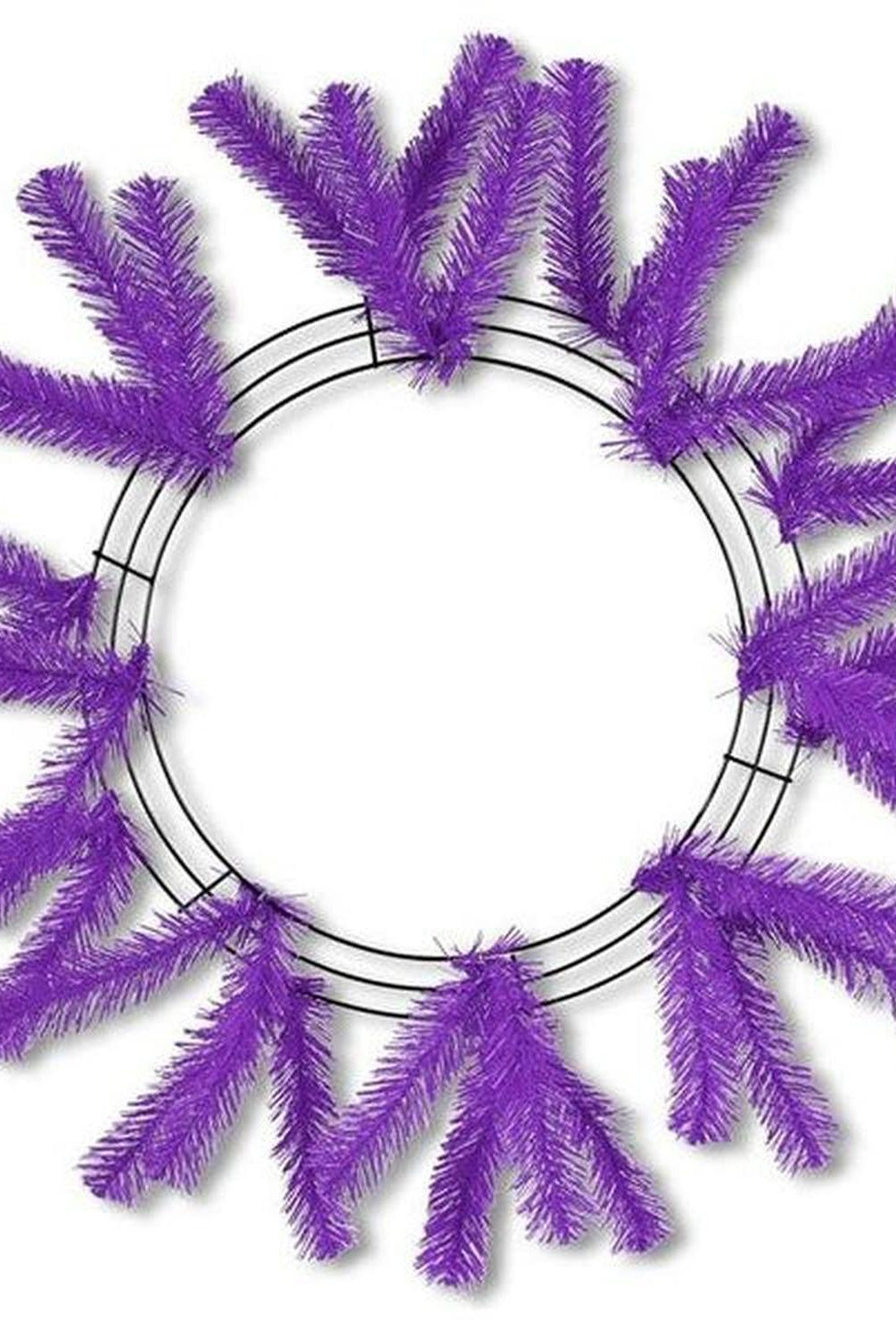 15-24" Work Wreath Form: Purple