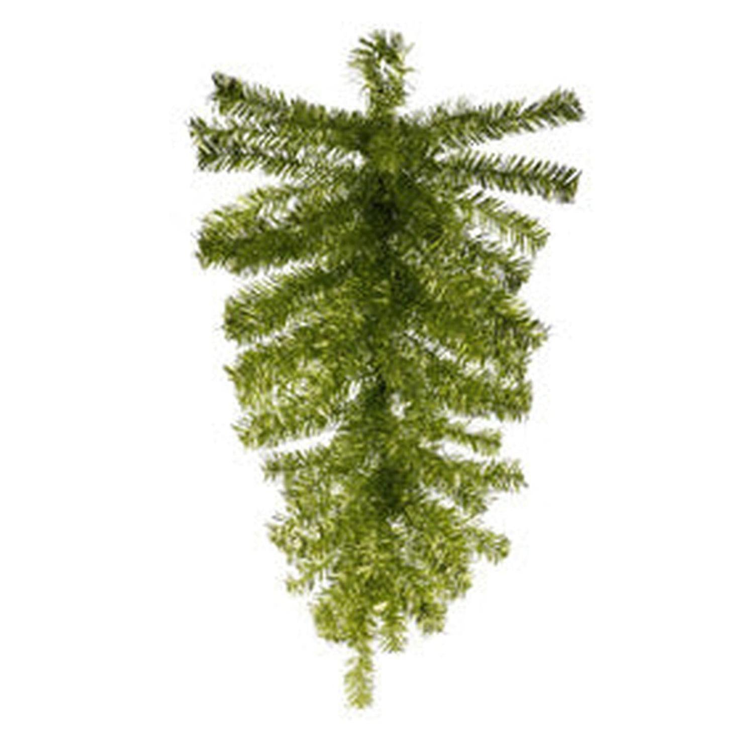 30" Metallic Teardrop Swag, 70 Tips: Lime Green