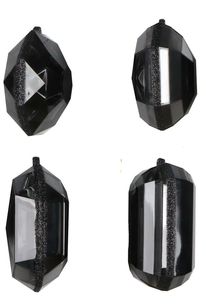 Shop For Acrylic Jewel Assortment Ornament: Black (Set 4) at Michelle's aDOORable Creations