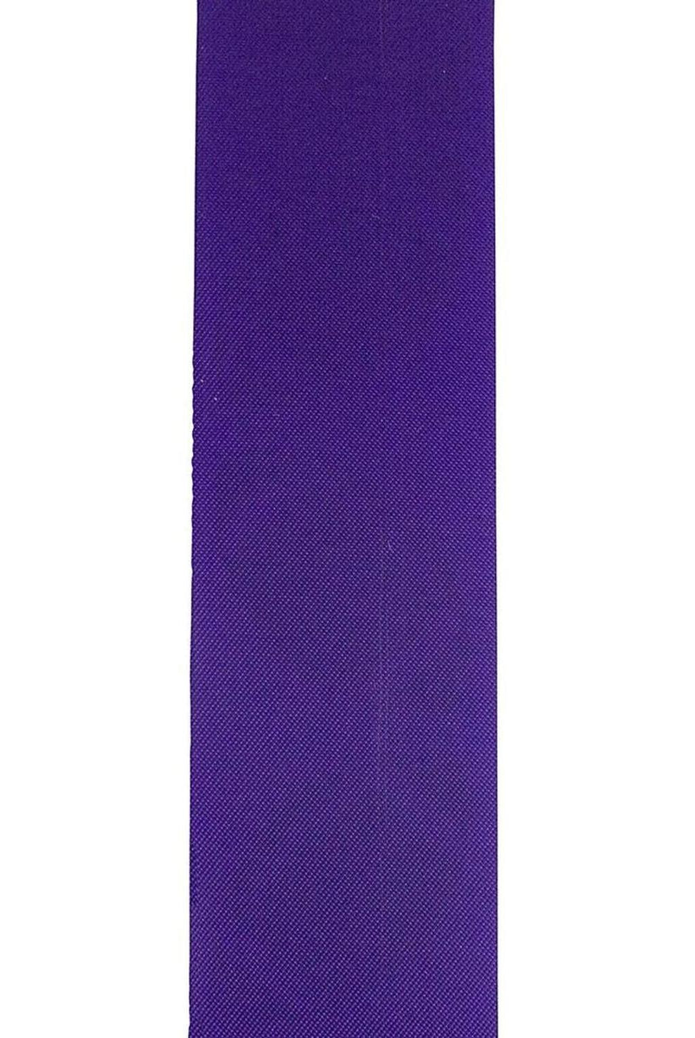 1 3/8 in Homecoming Football Ribbon: Purple/Gold (25 Yards)