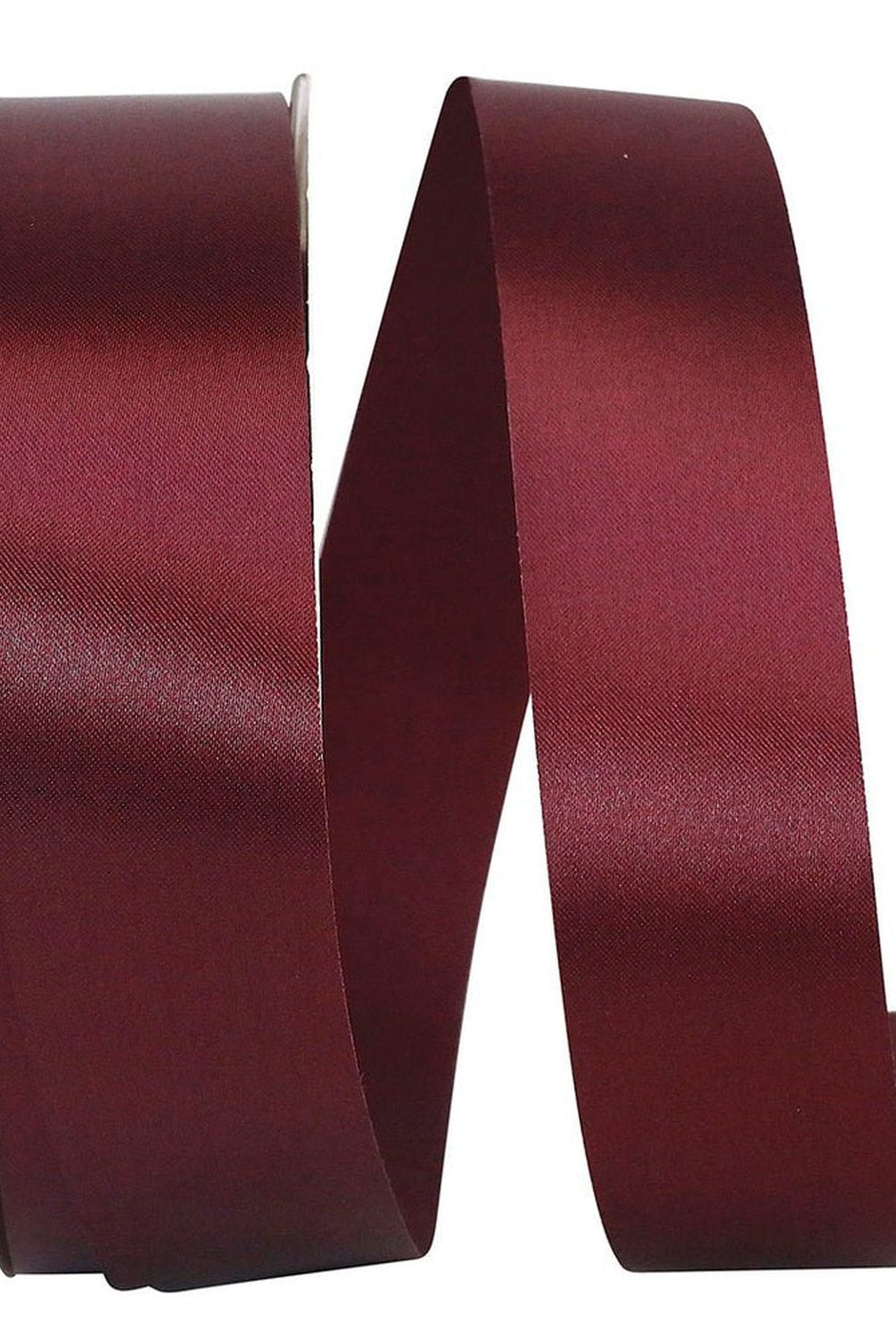 Shop For 1 3/8in Satin Allure Non - Wired Ribbon: Burgundy (100 Yards)