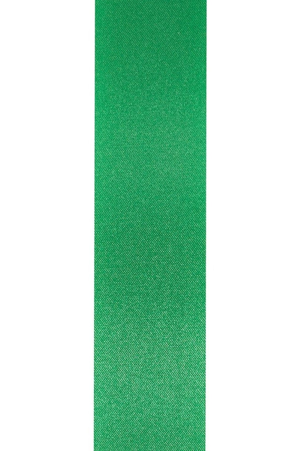 Shop For 1 3/8in Satin Supreme Non - Wired Ribbon: Kelly Green (100 Yards)