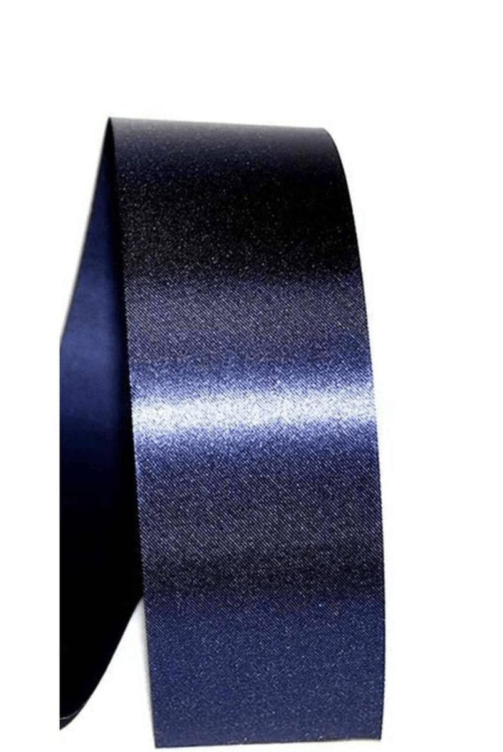 Shop For 1 7/8 inch Satin Non - Wired Ribbon: Navy (100 Yards)