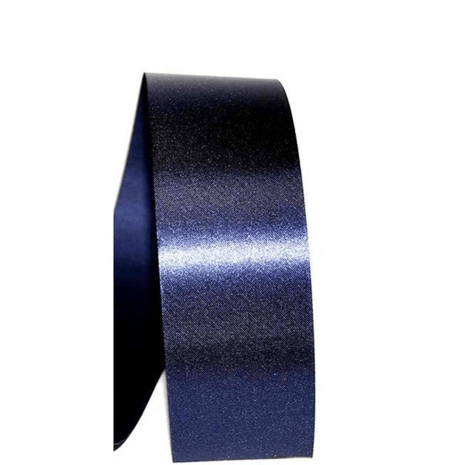 Shop For 1 7/8 inch Satin Non - Wired Ribbon: Navy (100 Yards)