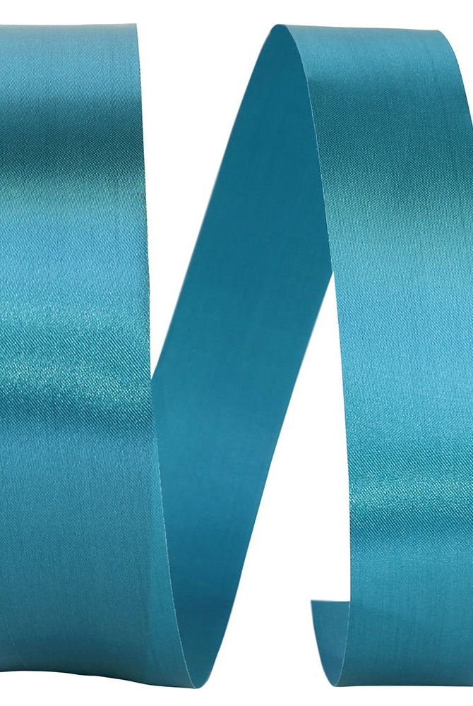 Shop For 1 7/8in Satin Allure Non - Wired Ribbon: Teal (100 Yards)