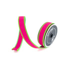 Shop For 1" Accent Cord Ribbon: Hot Pink/Lime (10 Yards)