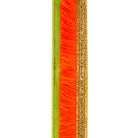 Shop For 1 inch Orange Fringe Trimming Ribbon: Green (5 Yards)