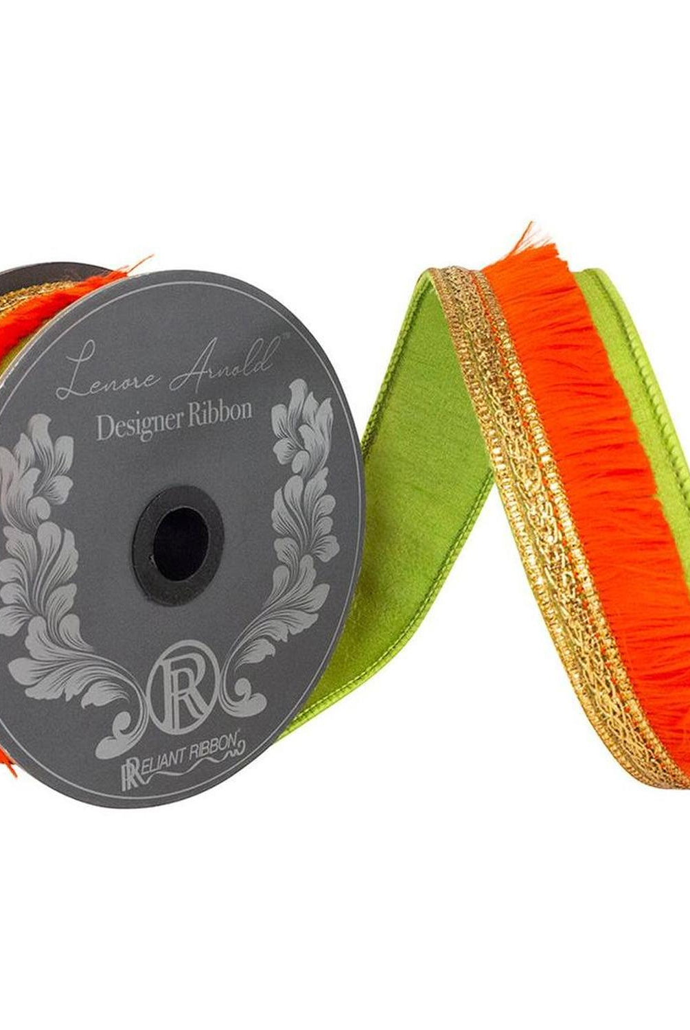 Shop For 1 inch Orange Fringe Trimming Ribbon: Green (5 Yards)