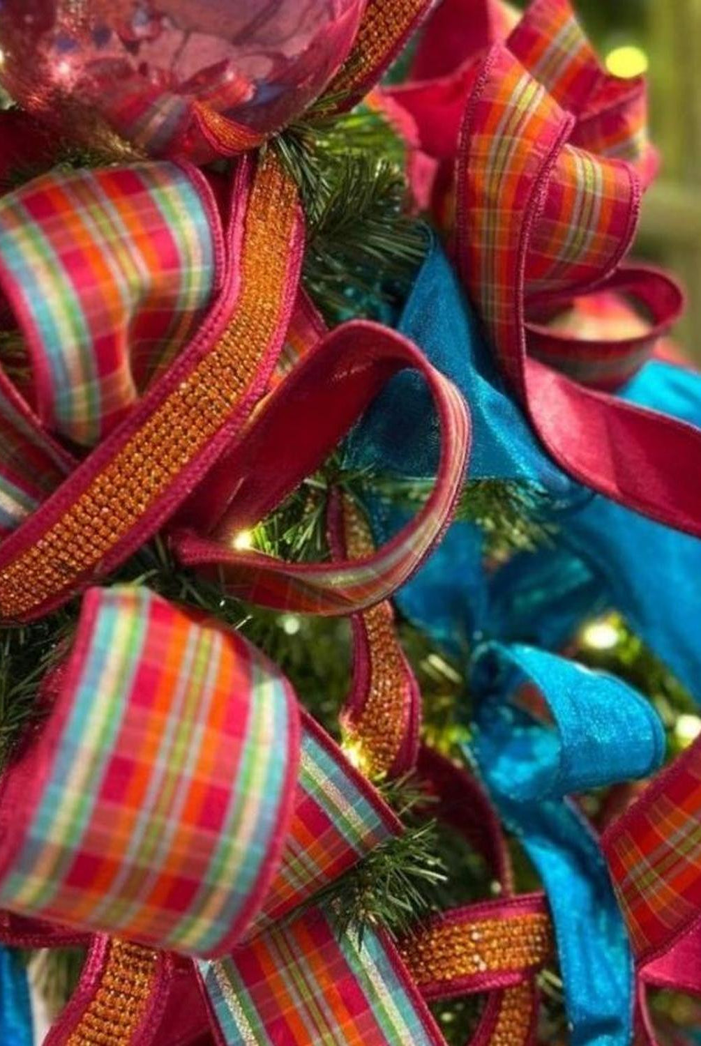 1" Metallic Dupion Duchess Jewel Ribbon: Orange (5 Yards)