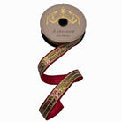 Shop For 1" Metallic Dupion Herringbone Jewel Ribbon: Pink (5 Yards)