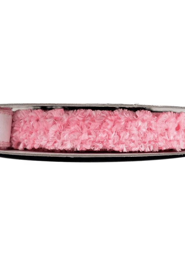 Shop For 1" Plush Chenille Ribbon: Pink (10 Yards)