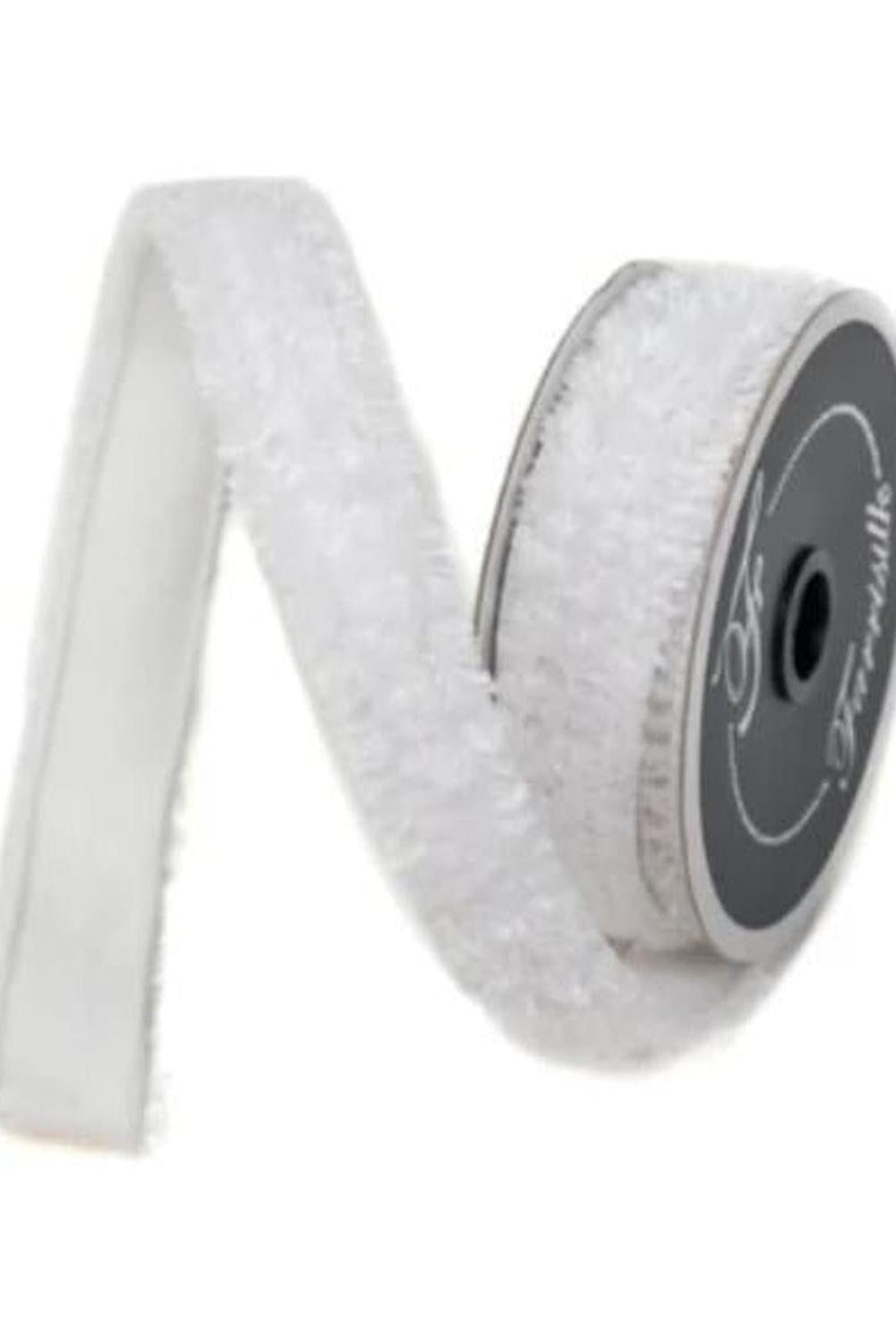 Shop For 1" Plush Chenille Ribbon: White (10 Yards)