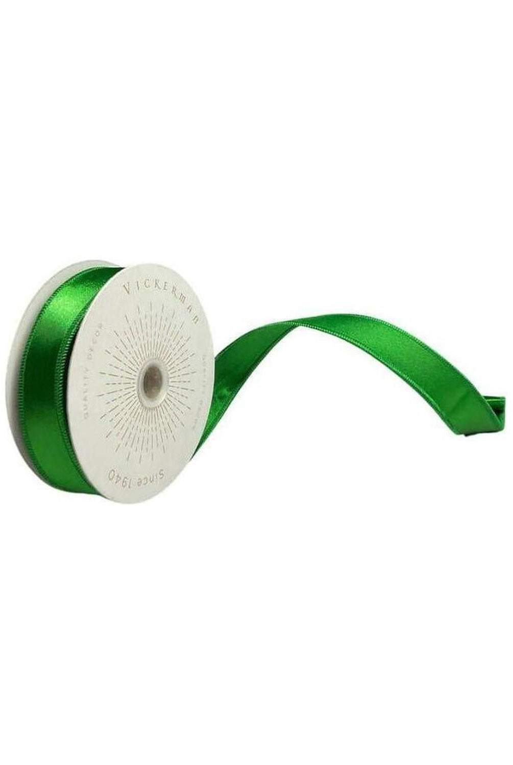 1" Satin Ribbon: Green