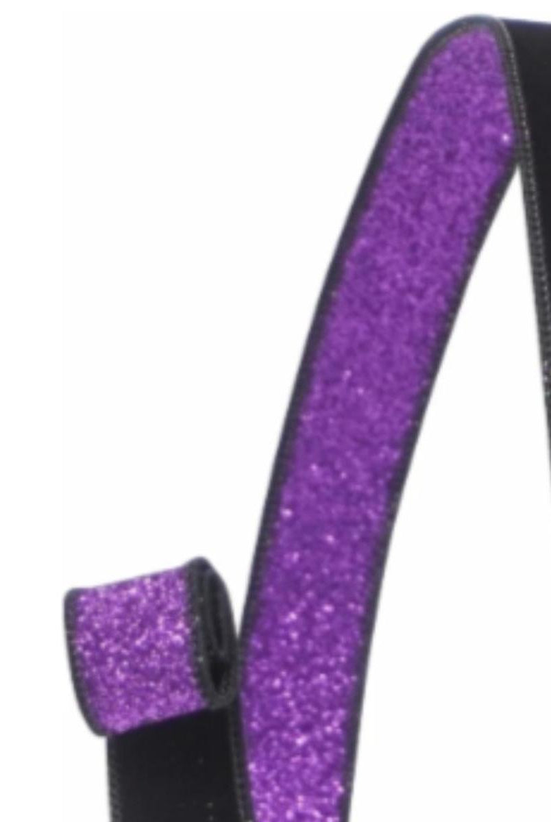 Shop For 1" Velvet Fusion Ribbon: Black/Purple (10 Yards)