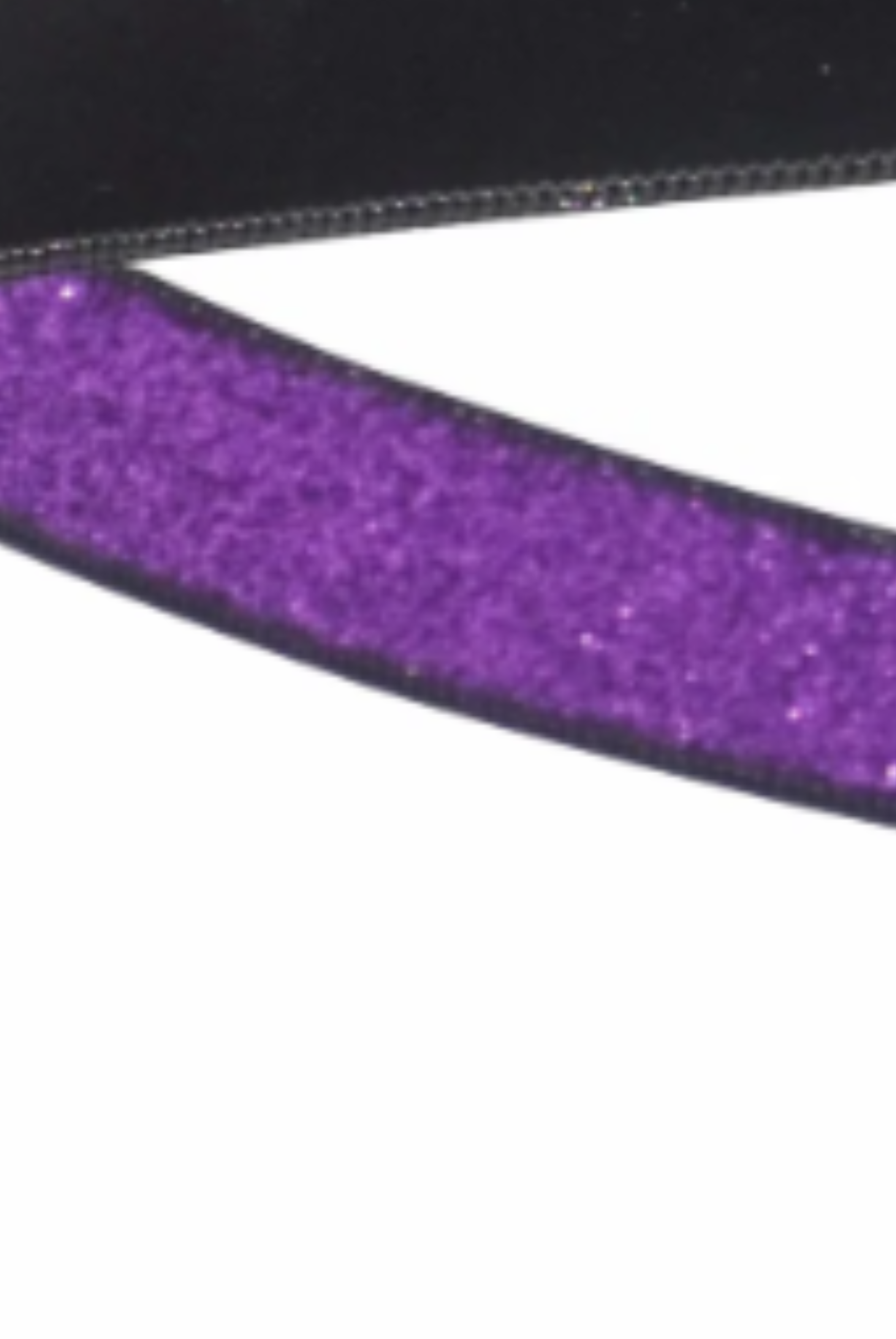 Shop For 1" Velvet Fusion Ribbon: Black/Purple (10 Yards)