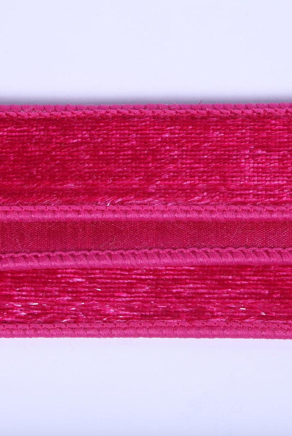 1" Velvet Luster Wired Ribbon: Fuchsia (10 Yards)