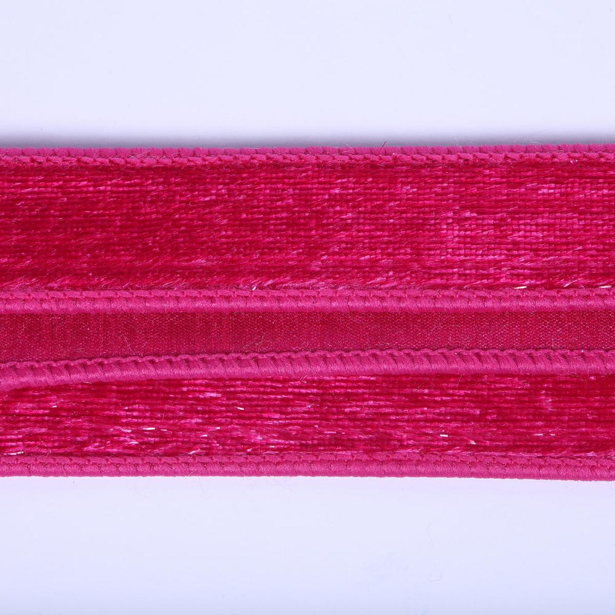 Shop For 1" Velvet Luster Wired Ribbon: Fuchsia (10 Yards)