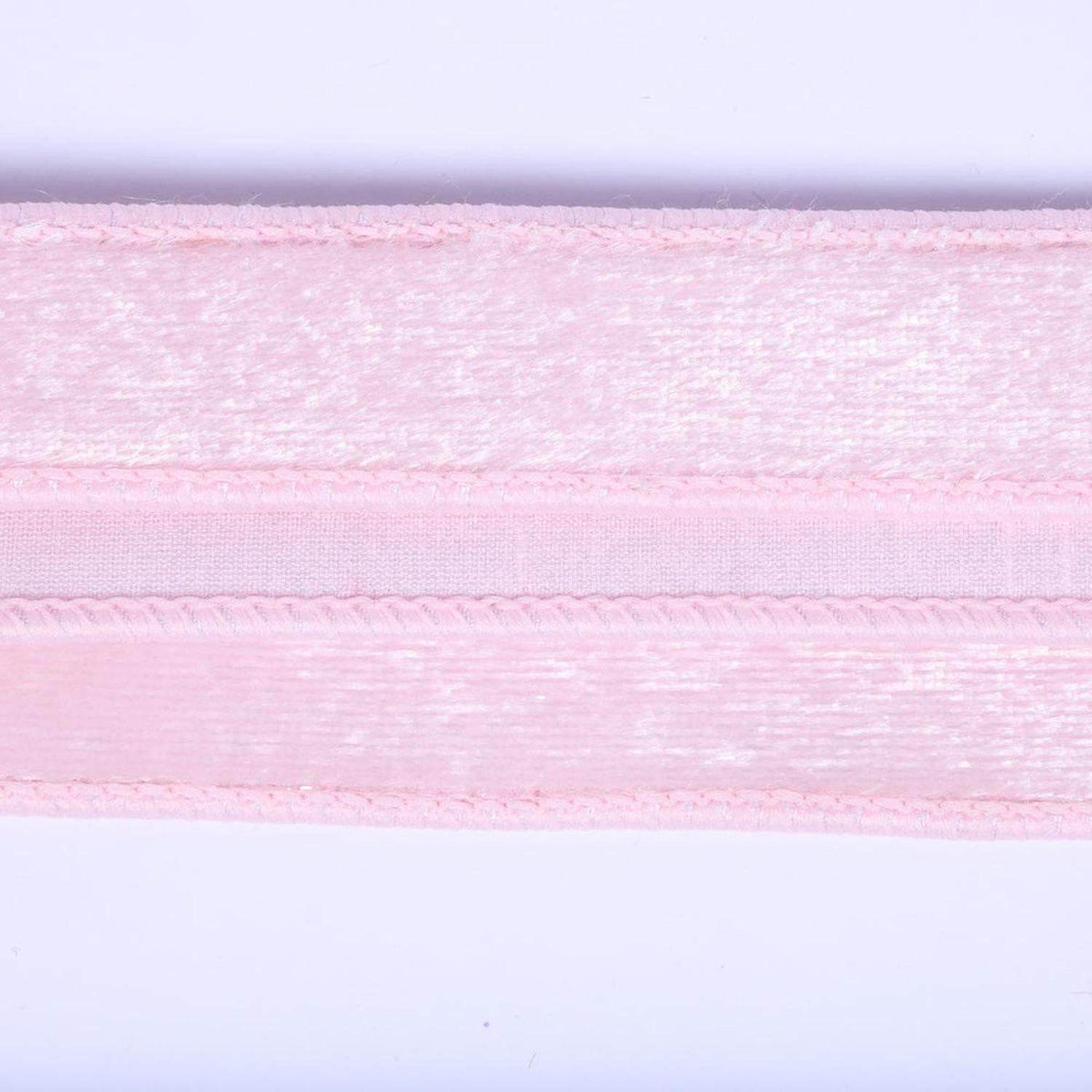 Shop For 1" Velvet Luster Wired Ribbon: Light Pink (10 Yards)