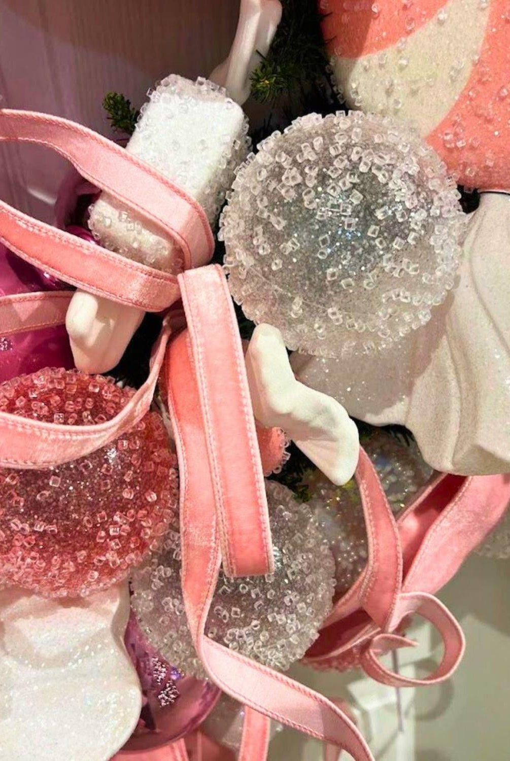 1" Velvet Luster Wired Ribbon: Light Pink (10 Yards)