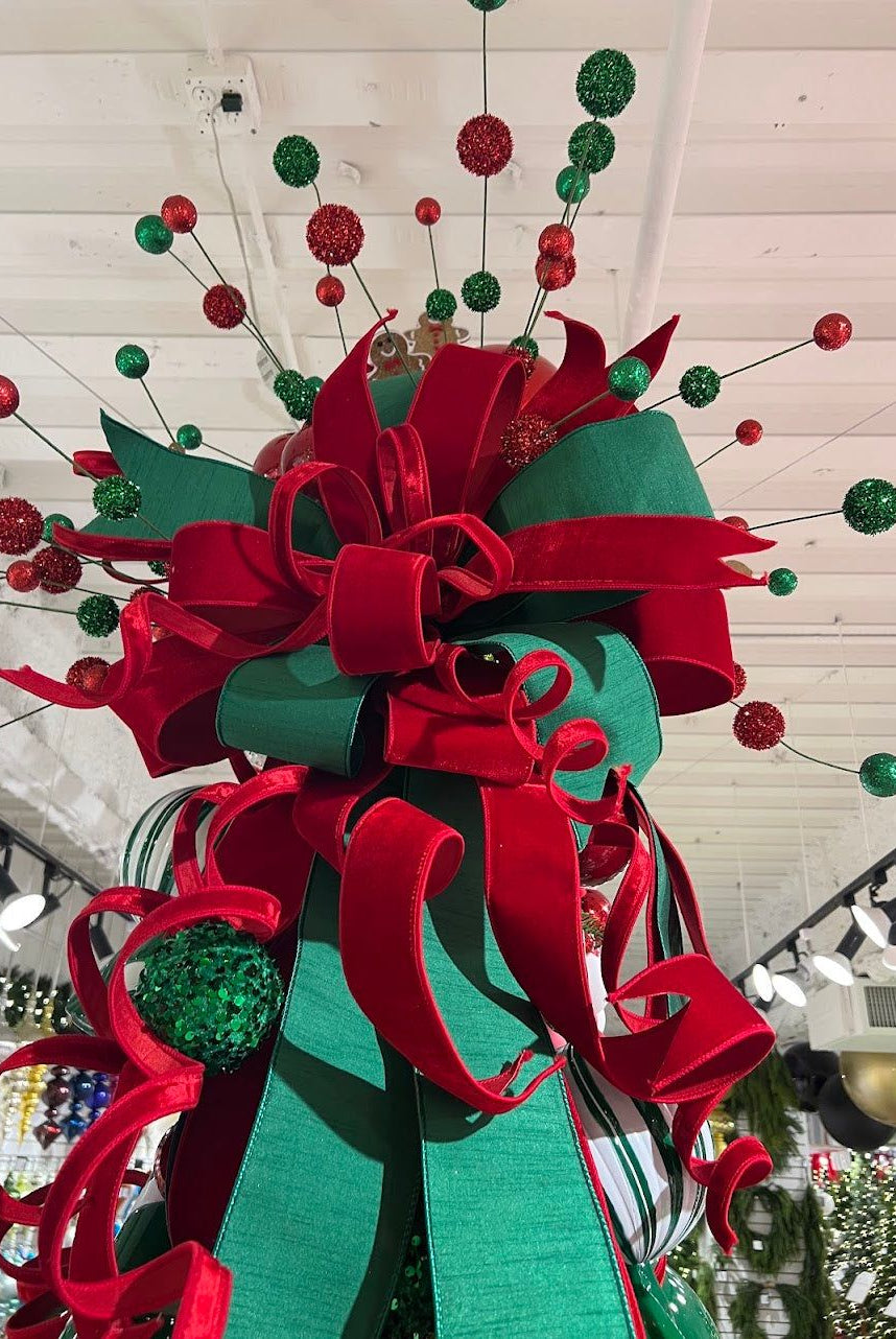 Shop For 1" Velvet Luster Wired Ribbon: Red (10 Yards)