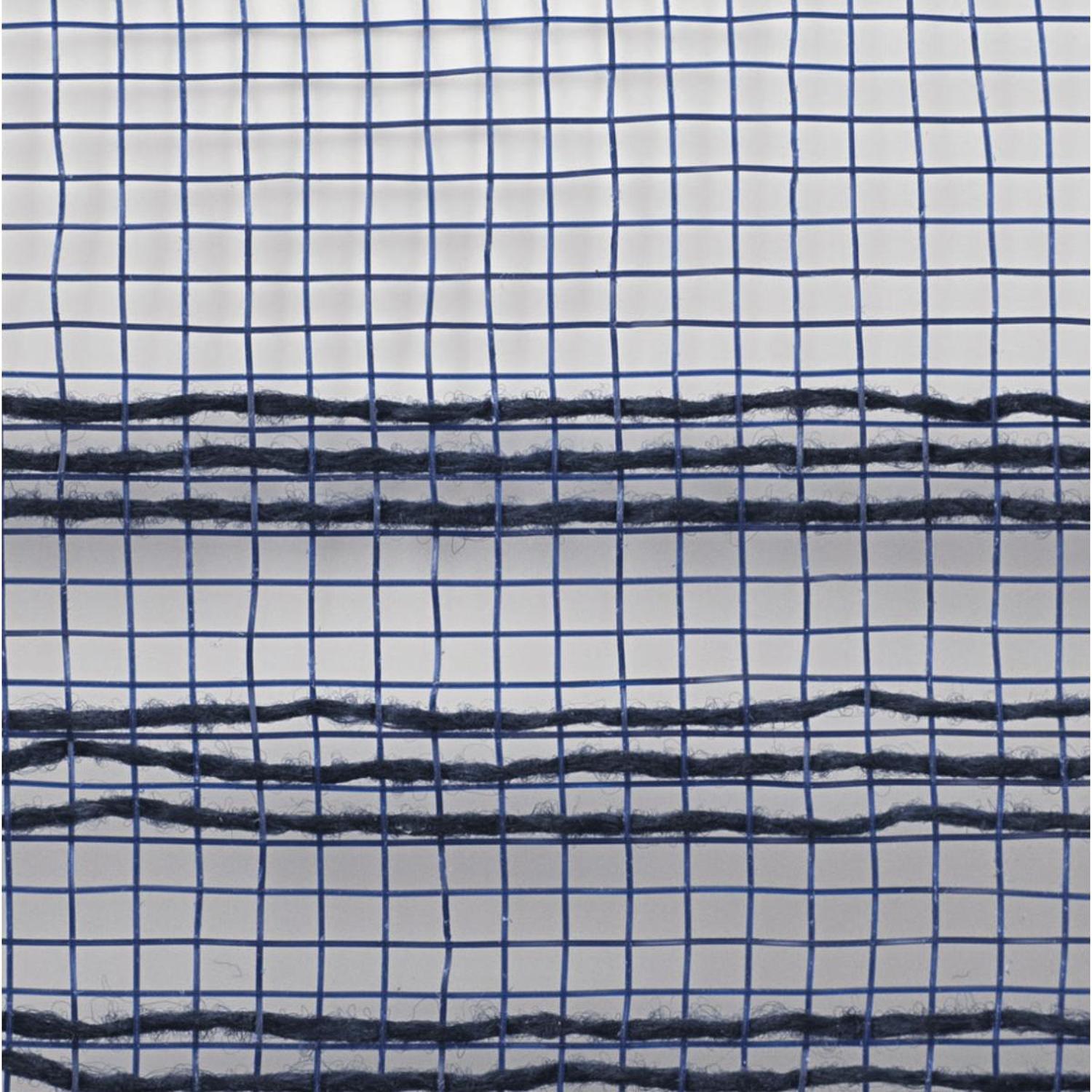 10" Border Stripe Mesh Ribbon: Navy Blue (10 Yards)