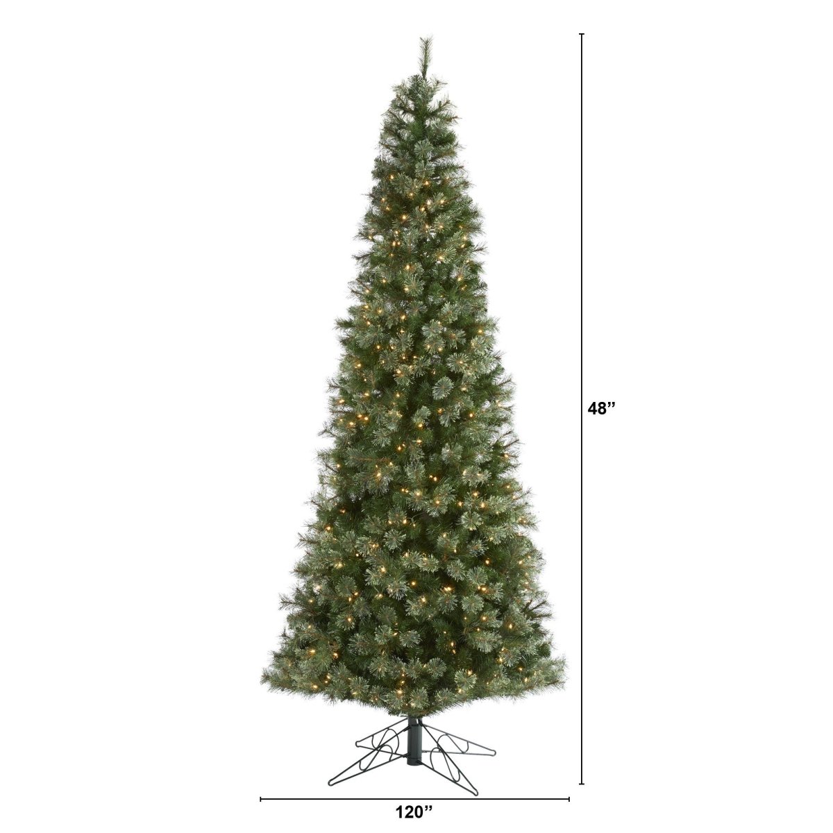Shop For 10' Cashmere Slim Artificial Christmas Tree