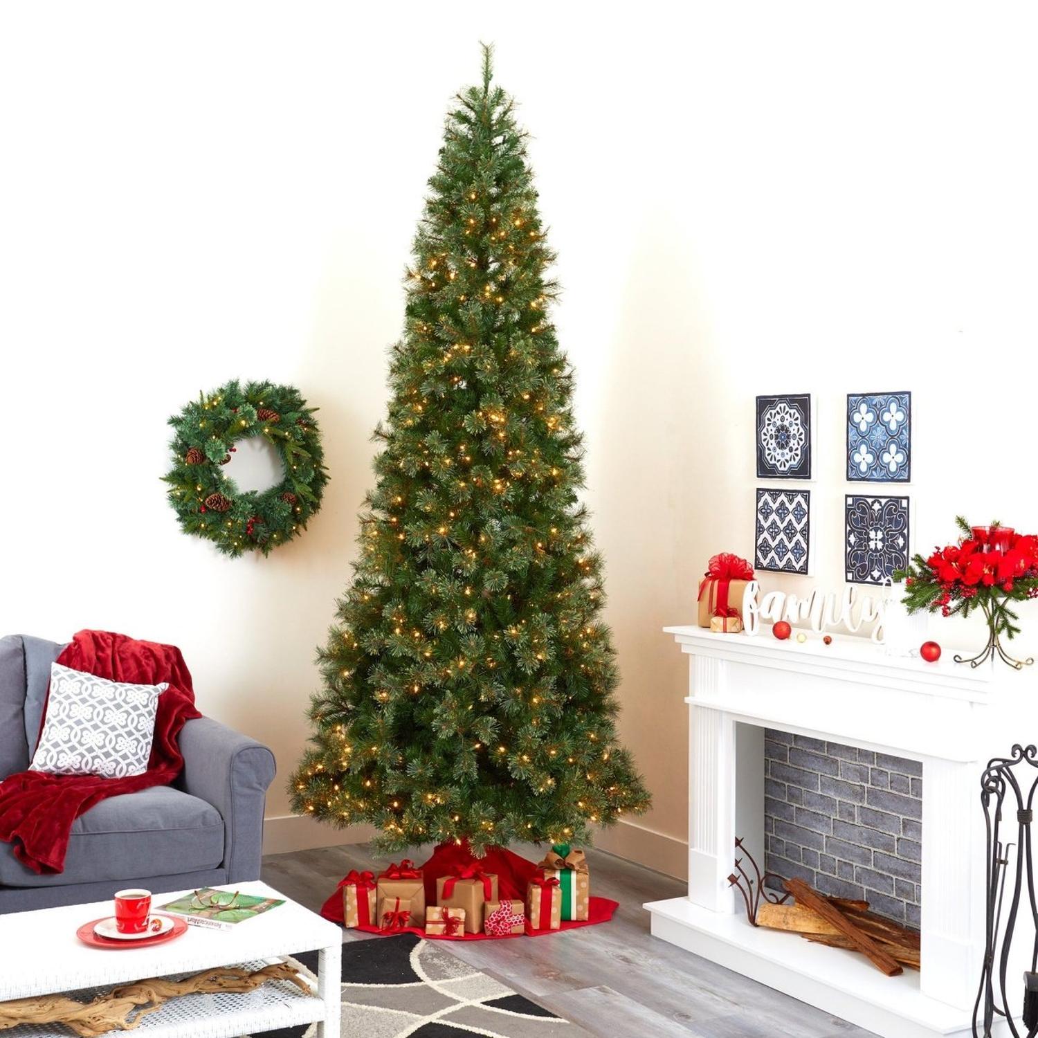 Shop For 10' Cashmere Slim Artificial Christmas Tree