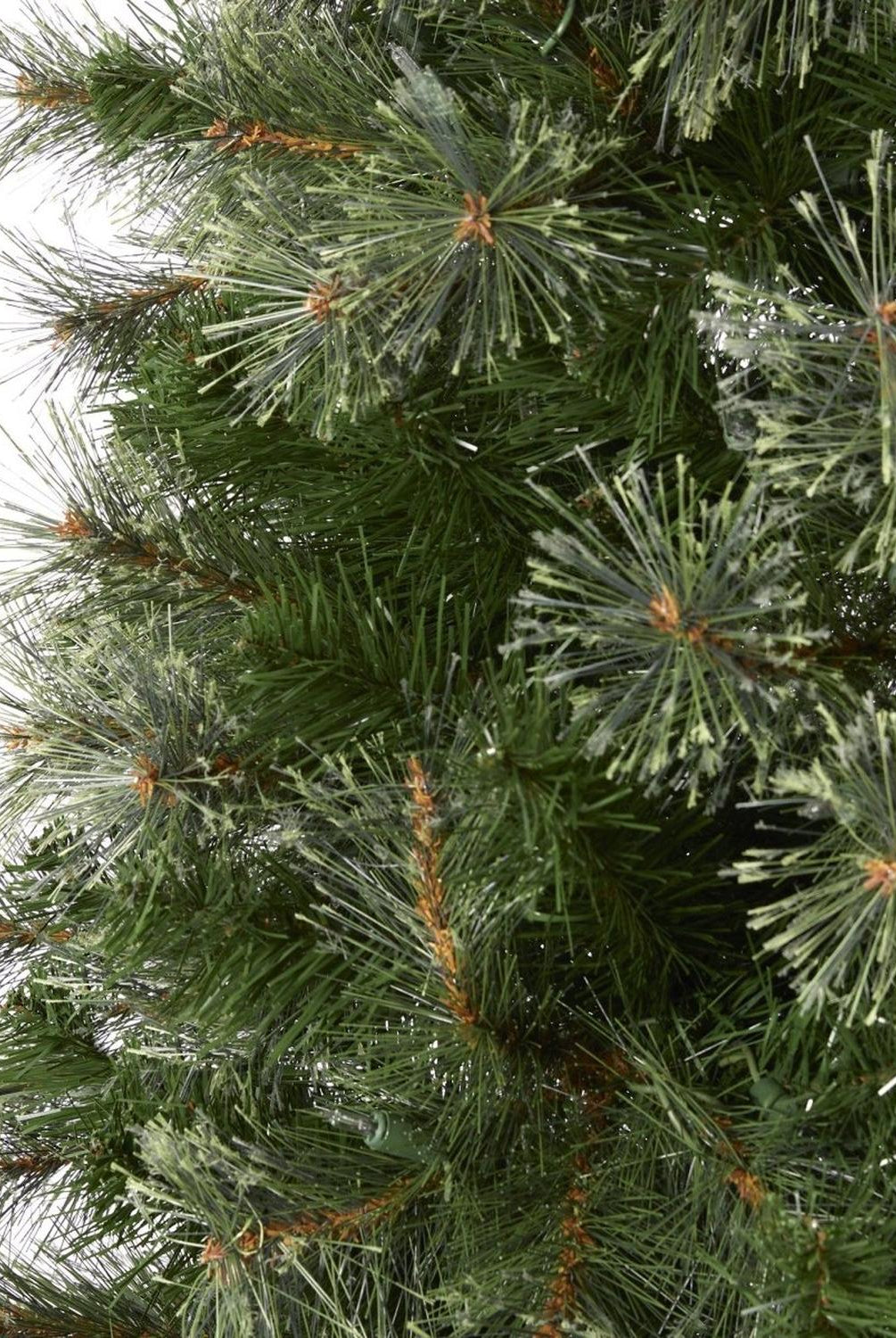 10' Cashmere Slim Artificial Christmas Tree with 750 Warm White Lights and 1908 Bendable Branches