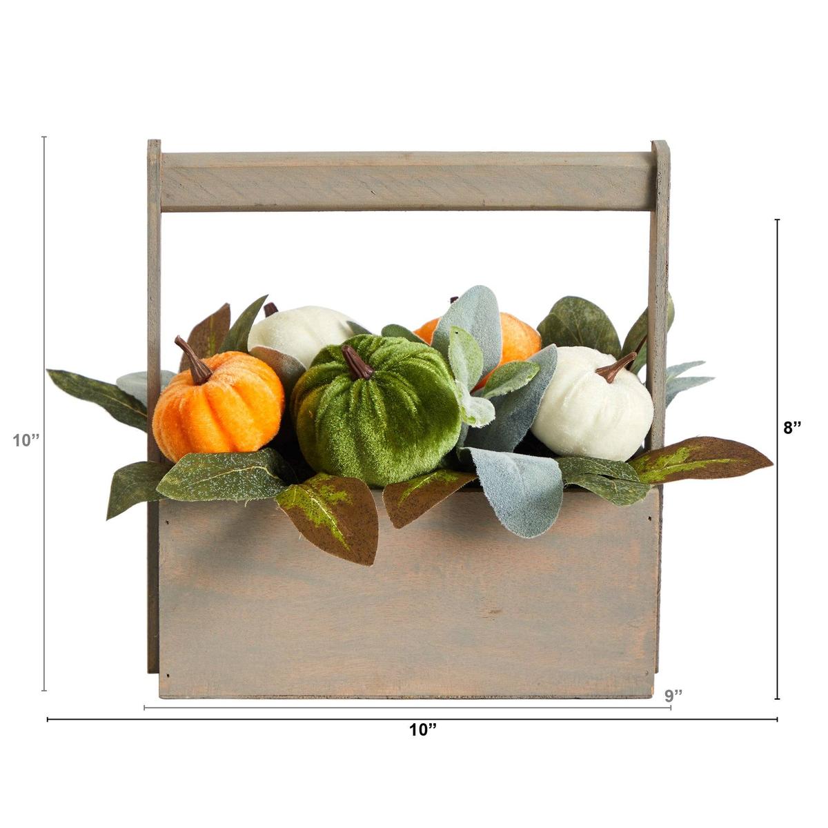 Shop For 10” Fall Pumpkin Artificial Autumn Arrangement