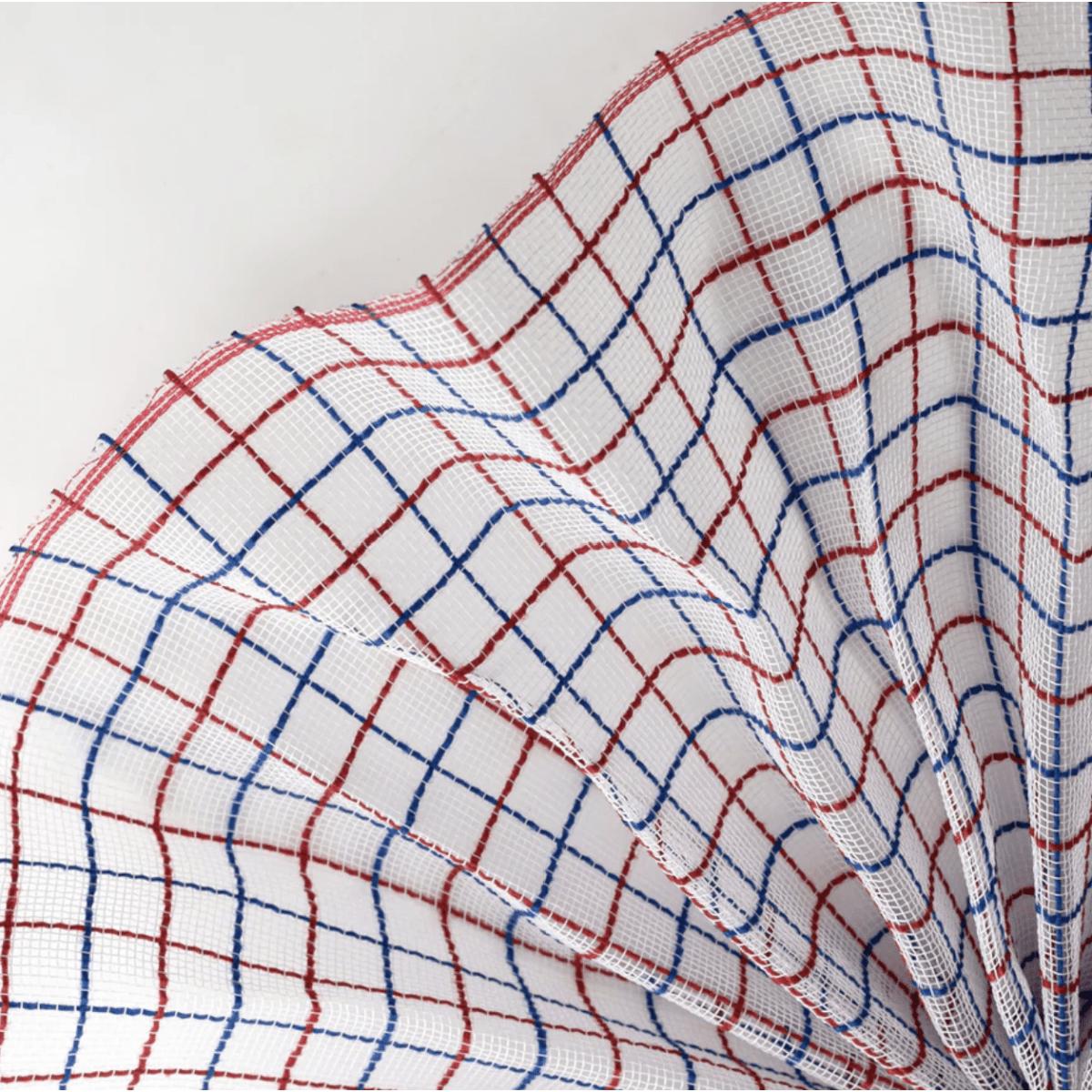 Shop For 10" Fine Weave Faux Jute Check Mesh Ribbon: Patriotic