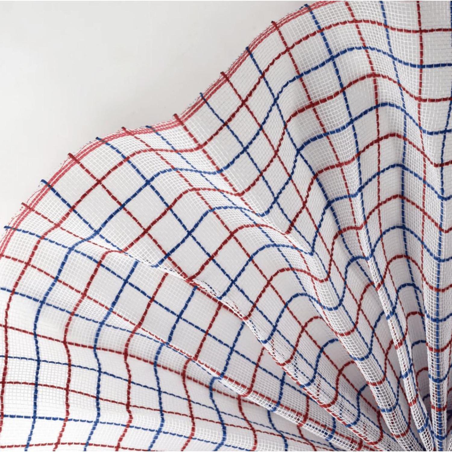 Shop For 10" Fine Weave Faux Jute Check Mesh Ribbon: Patriotic