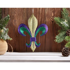 Shop For 10" Fleur De Lis Mardi Gras Ornament