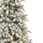 Shop For 10’ Flocked Livingston Fir Christmas Tree