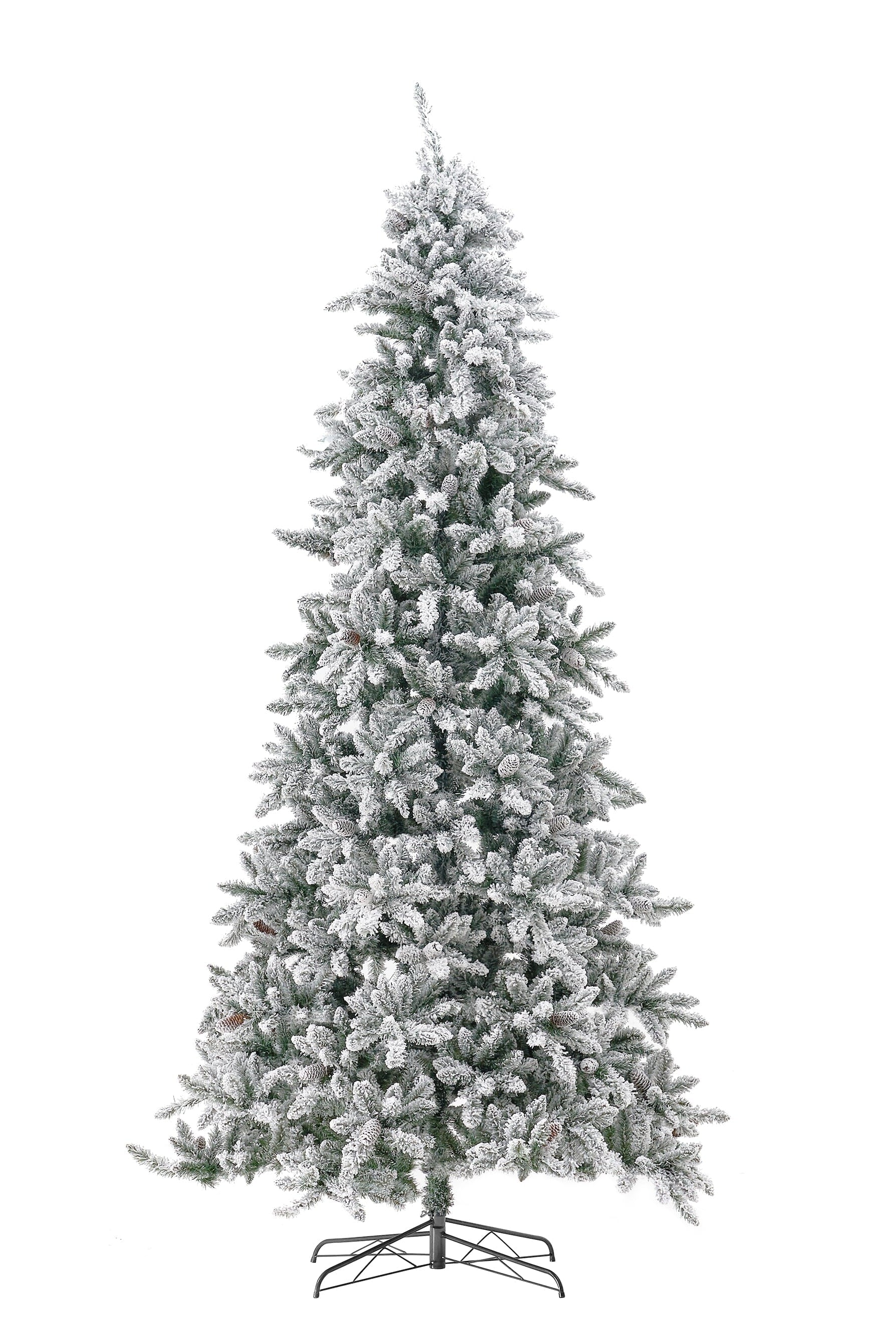 Shop For 10’ Flocked Livingston Fir Christmas Tree