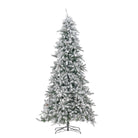 Shop For 10’ Flocked Livingston Fir Christmas Tree