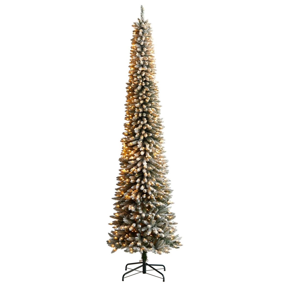 Shop For 10’ Flocked Pencil Artificial Christmas Tree