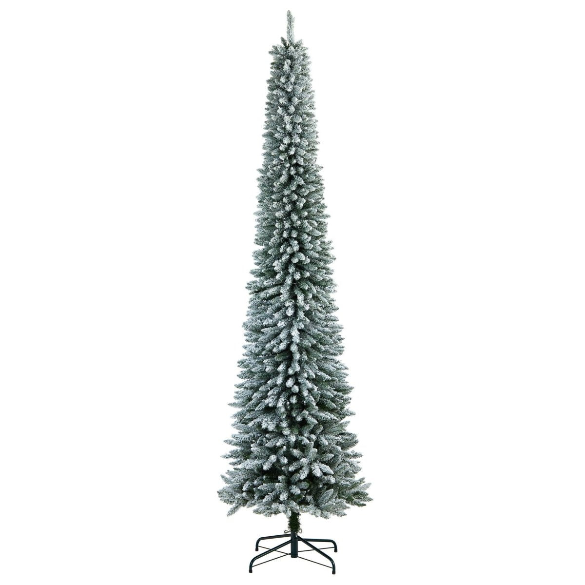 Shop For 10’ Flocked Pencil Artificial Christmas Tree