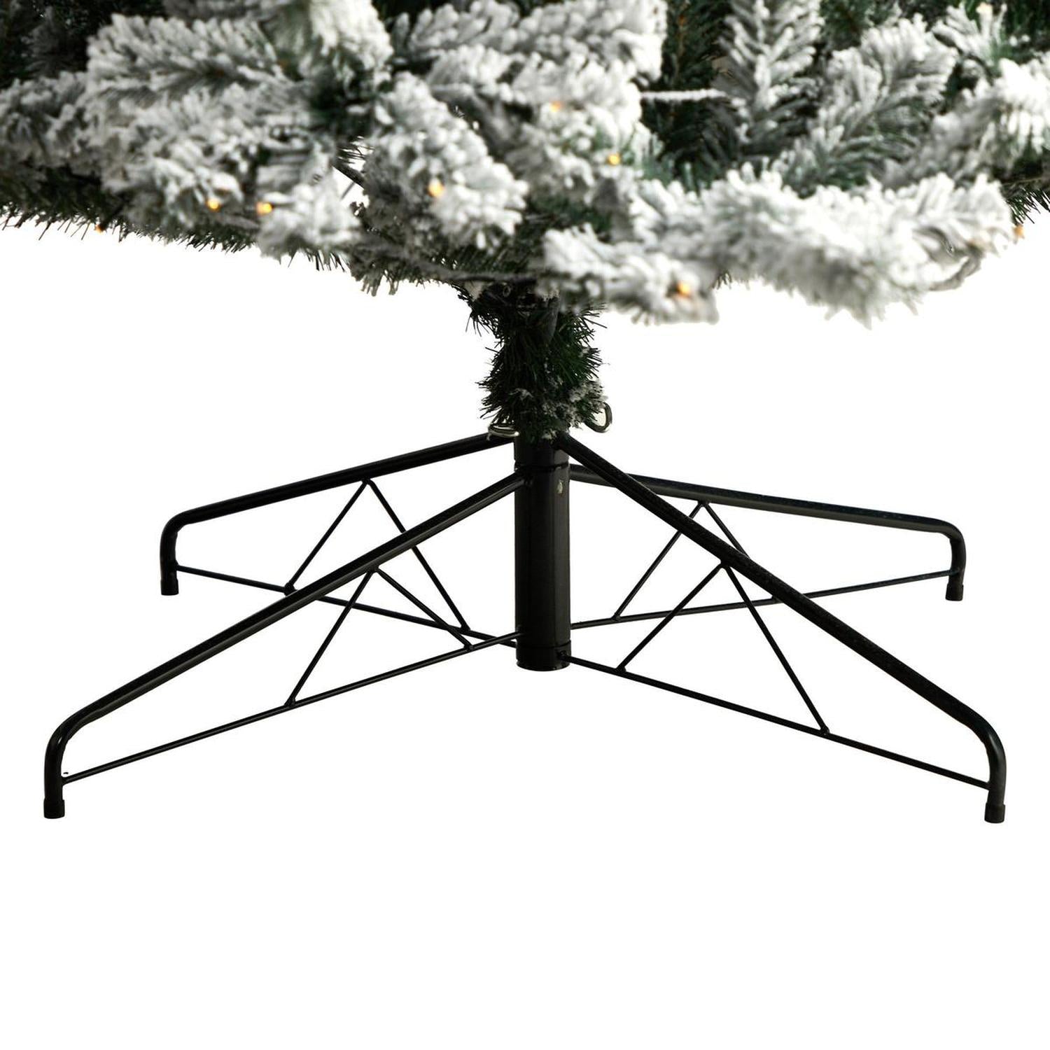 Shop For 10' Flocked Rock Springs Spruce Christmas Tree