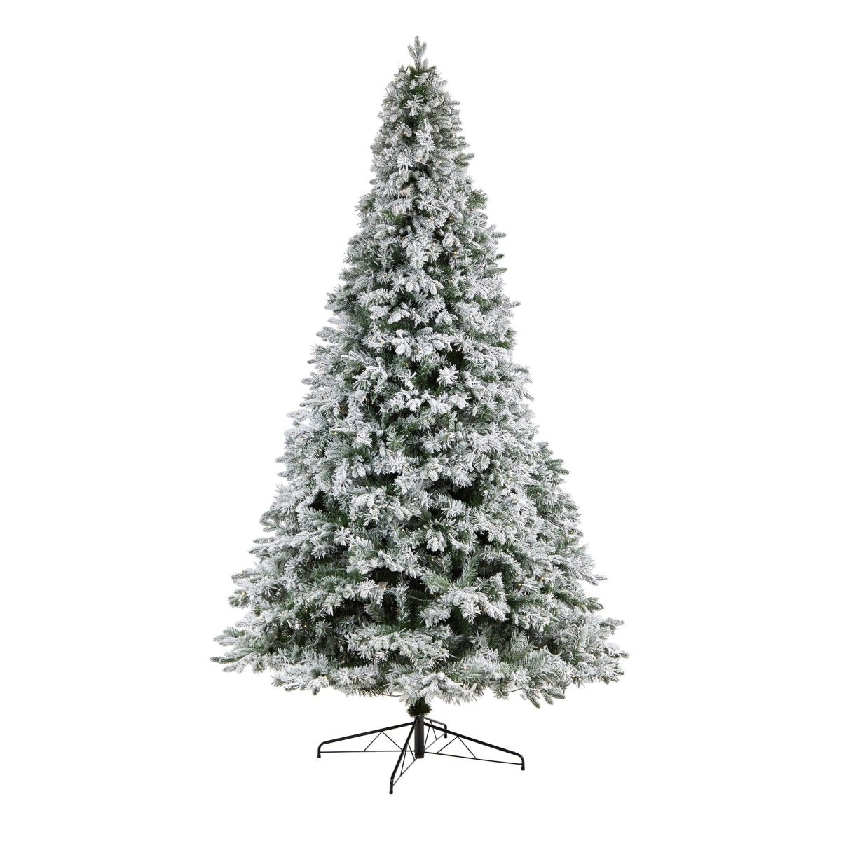 Shop For 10' Flocked Vermont Mixed Pine Christmas Tree