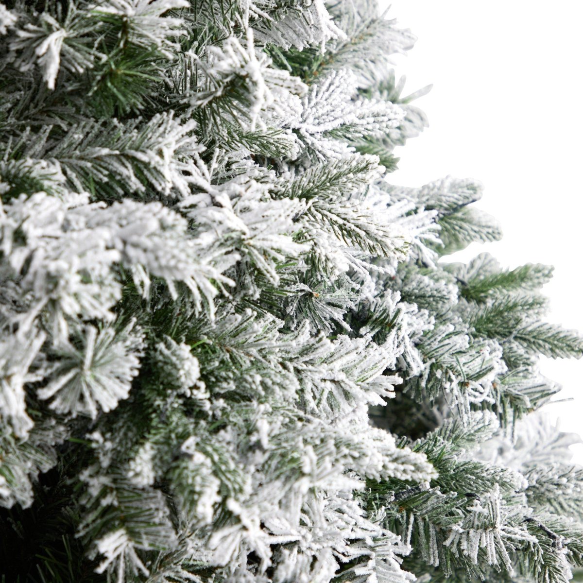 Shop For 10' Flocked Vermont Mixed Pine Christmas Tree