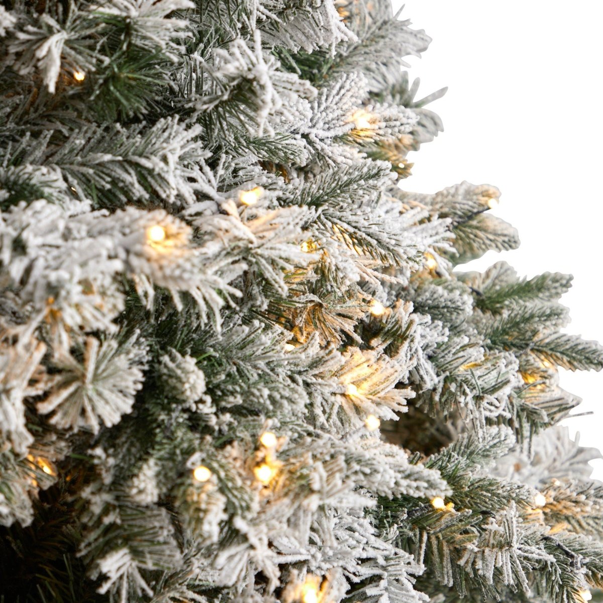 Shop For 10' Flocked Vermont Mixed Pine Christmas Tree