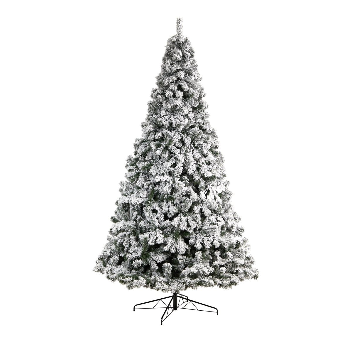 Shop For 10' Flocked West Virginia Fir Artificial Christmas Tree