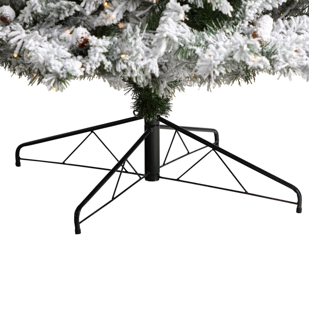 Shop For 10' Flocked White River Mountain Pine Christmas Tree